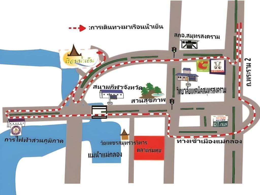 Ruennamyen Resort Amphawa Samut Songkhram Exteriör bild